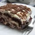 Tort de biscuiți cu mascarpone și smântână acră