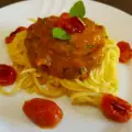 Capellini cu roșii coapte