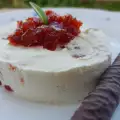 Semifreddo de gutui și parmezan