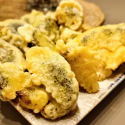 Broccoli în aluat tempura