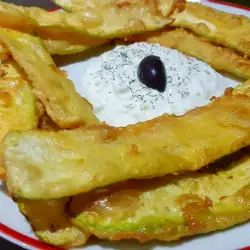 Chips-uri de dovlecei în stil grecesc