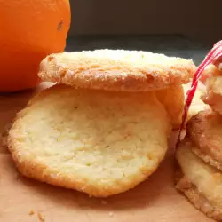 Biscuiți originali franțuzești Sable, cu portocale