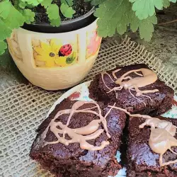 Prăjitură cu ciocolată si iaurt