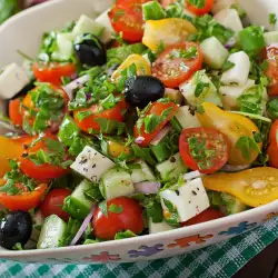 Salată grecească cu măsline