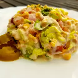 Salată de ton cu maioneză