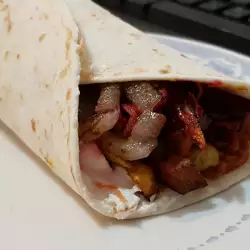 Burrito mexican cu pui