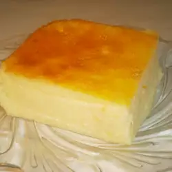 Plăcintă din lapte fără foietaj (γαλατόπιτα χωρίς φύλλο)