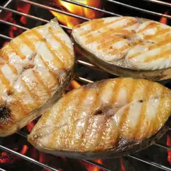 Pește pălămidă de Marea Neagră, la grătar