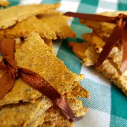Crackers din cereale integrale cu susan și semințe de in