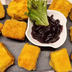 Gustări pane cu gem de afine