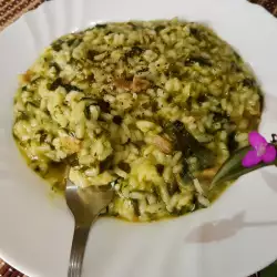 Risotto de post cu Wakame și ciuperci Pleurotus