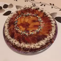 Tort răsturnat de mere cu caramel