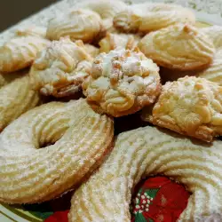 Prăjituri șprițate de Crăciun