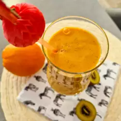 Shake de portocale, kiwi și morcovi