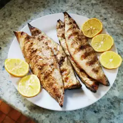 Pește la grătar cu ulei