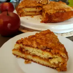Prăjitură cu piure de mere