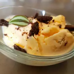 Înghețată ușoară de vanilie pentru copii