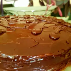 Tort cu ciocolată lichidă și mascarpone