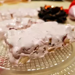 Turron de trandafiri cu migdale, nuci și merișoare