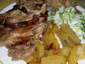 Friptură fragedă de miel cu bere