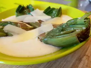 Anghinare în sos Manchego