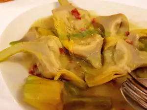 Anghinare cu jamon