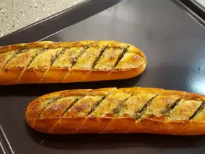 Baghete de casă cu usturoi