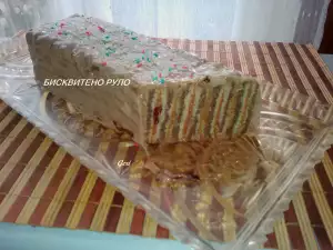 Ruladă de biscuiți rapid de preparat