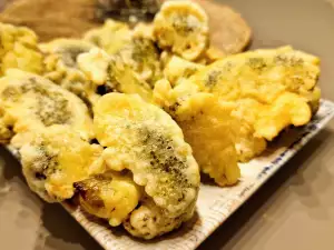 Broccoli în aluat tempura