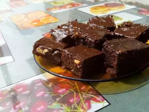 Brownies cu nuci la cuptor cu halogen