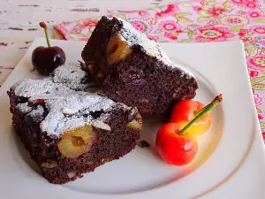 Brownie de cireșe