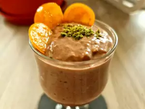 Un desert sănătos cu chia, cacao și fulgi de ovăz