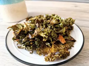 Chipsuri de varză kale cu parmezan