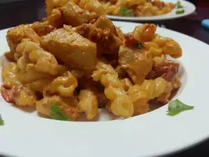 Paste Gemelli cu pui și legume