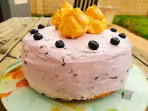 Tort de eclere cu afine