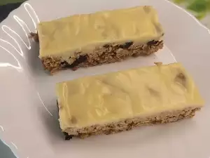 Flapjack de cireșe cu iaurt