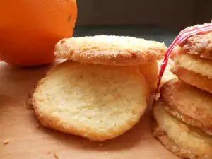 Biscuiți originali franțuzești Sable, cu portocale