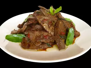 Ficat de porc prăjit
