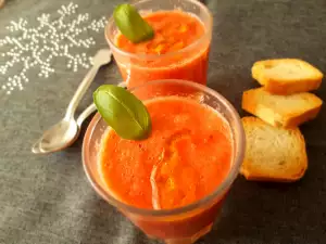 Gazpacho de vară cu pepene verde