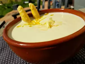 Gazpacho de sparanghel alb