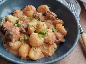 Gnocchi cu cârnați