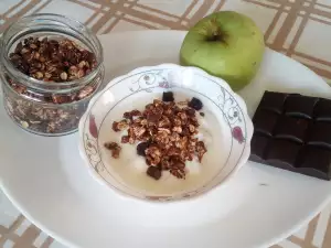 Granola de casă cu ciocolată