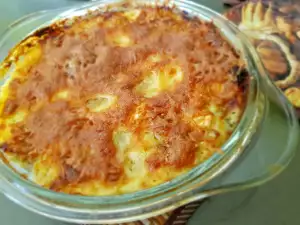 Gratin cu conopidă și brânză
