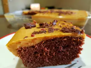 Prăjitură superbă de cacao cu crema