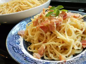 Spaghete Carbonara - rețeta autentică, Roma