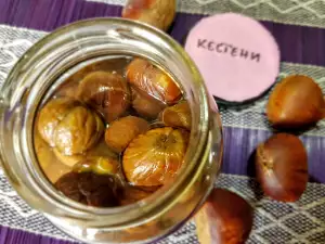 Castane conservate în sirop