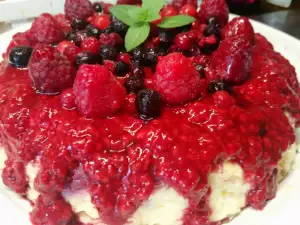 Cheesecake Keto cu fructe de pădure