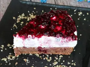 Keto cheesecake cu mure