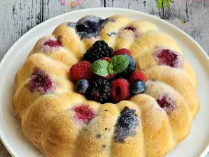 Chec keto cu fructe de pădure, la friteuza cu aer