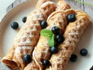Clătite Keto la aparatul de gofre